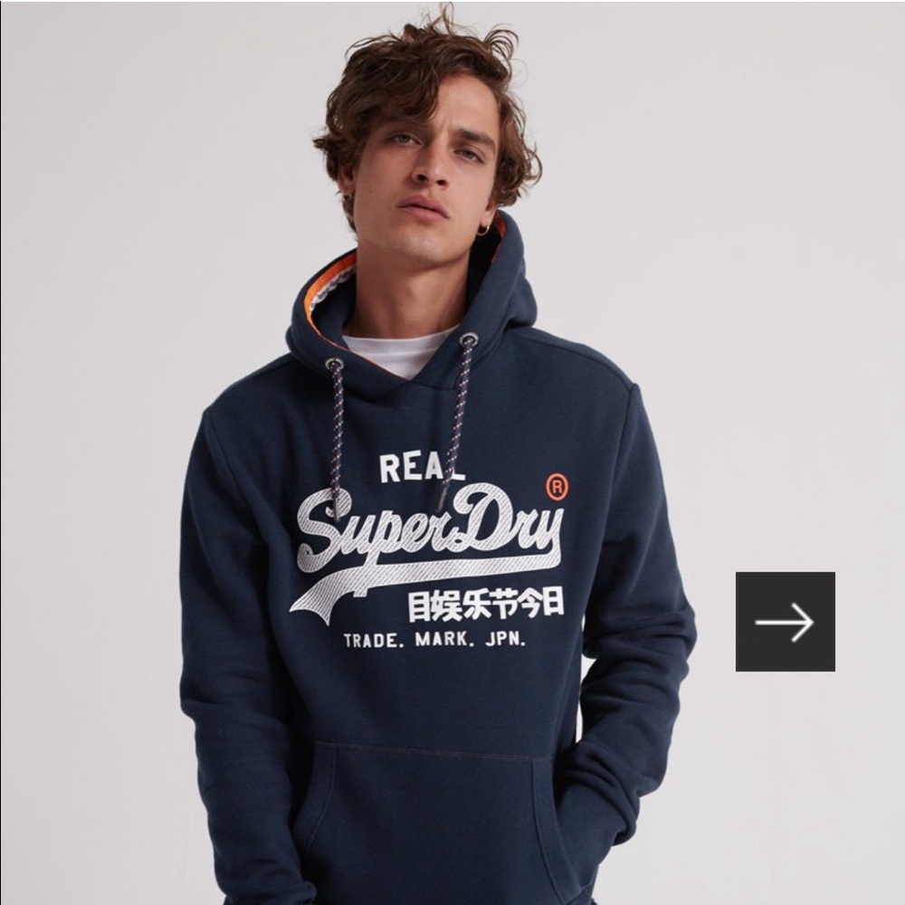 Authentic SuperDry hoodie size XL